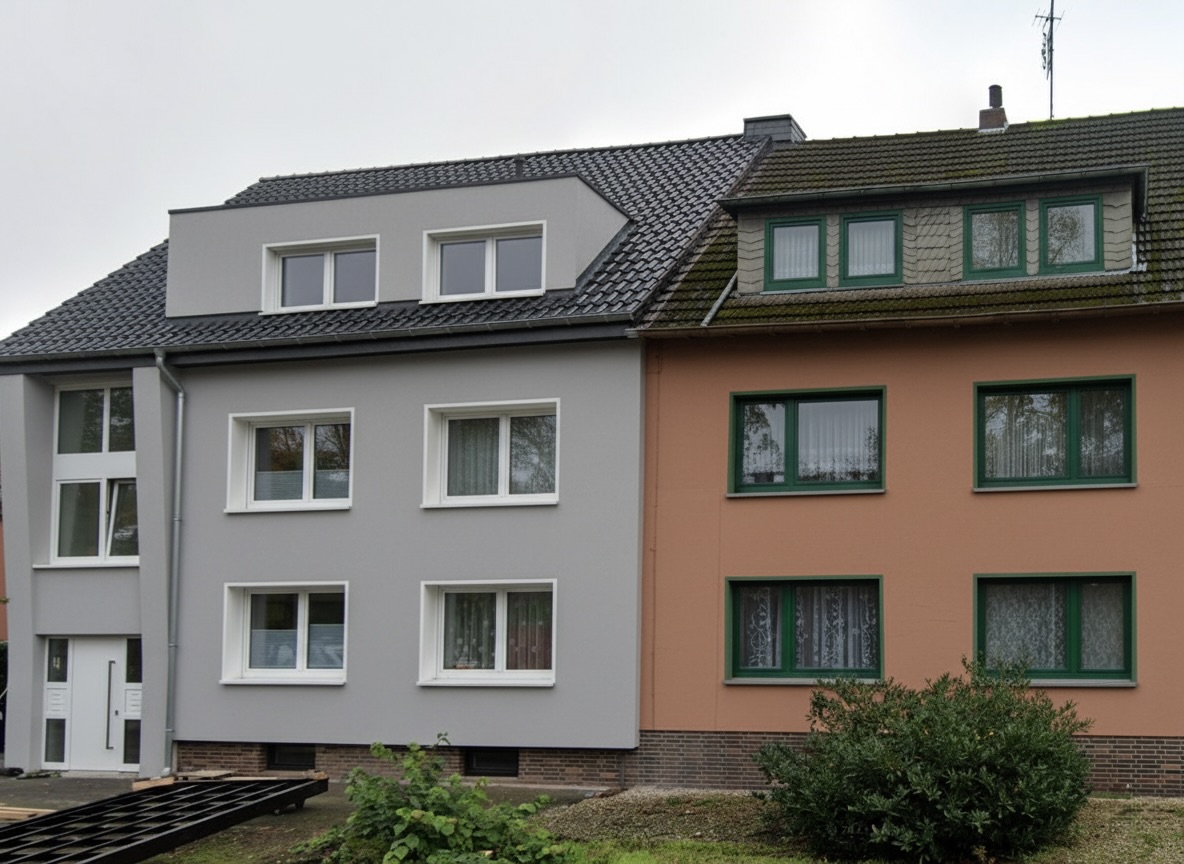 Historisches Dach restauriert – patinierte Töne beibehalten