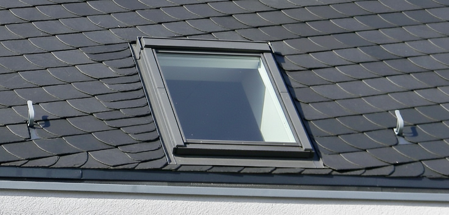 Dachfenster in Schieferdach – sauberer Einbau und Anschluss