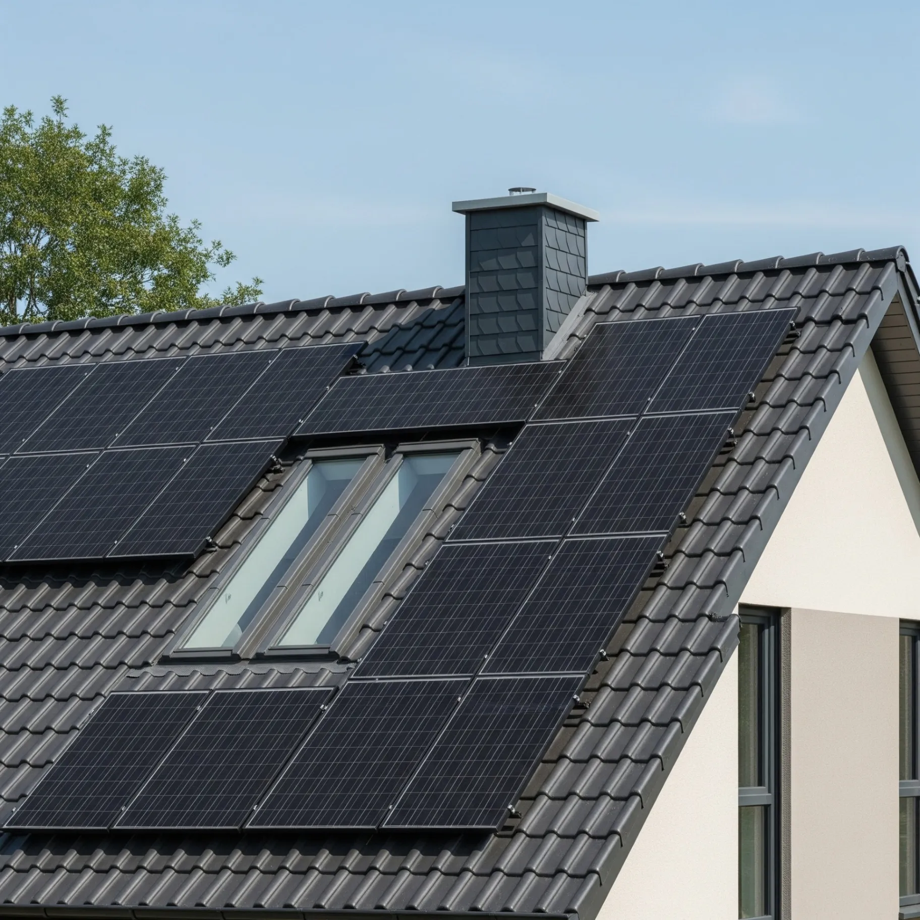 Solar-Integration mit Dachfenstern �– harmonische Kombination