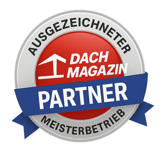 DACHMAGAZIN Partner Siegel – ausgezeichneter Meisterbetrieb